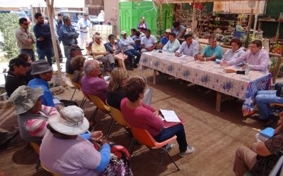 MOP compromete estudio para dotar de agua potable a 130 familias de Acha