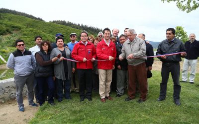Subsecretario Palacios inaugura primera etapa de defensas fluviales en río Andalién