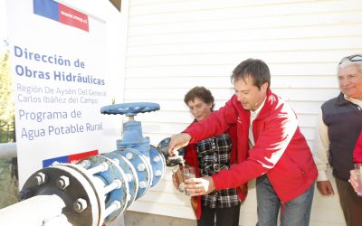 MOP inaugura nuevo sistema de Agua Potable Rural Las Chacras de Puerto Cisnes