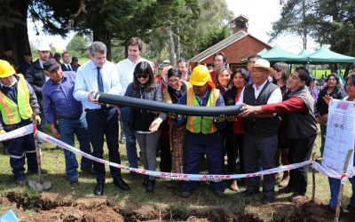 Autoridades de Gobierno dan inicio a millonario proyecto de Agua Potable Rural de Curileo en Vilcún