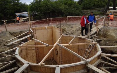 Autoridades regionales visitan obras de instalación de agua potable rural en Villa Renoval