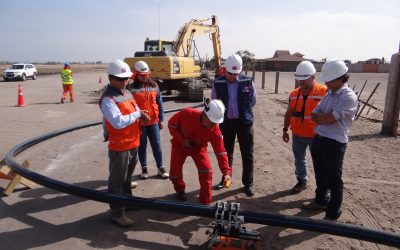 Avanza mejoramiento de Sistema de Agua Potable Rural en Villa Frontera