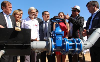 Ministro de Obras Públicas encabeza habilitación de sistema de Agua Potable Rural para terminar con entrega por camiones aljibe