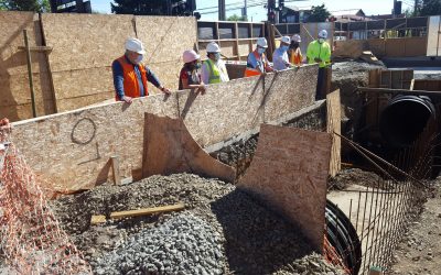 MOP avanza sin contratiempos en obras de construcción de la segunda etapa del colector San Martín en Temuco