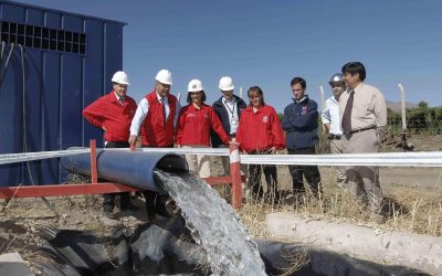 Ministros Silva y Mayol inspeccionan mejoramiento a sistema de pozos para mitigar déficit hídrico en el Valle del Aconcagua