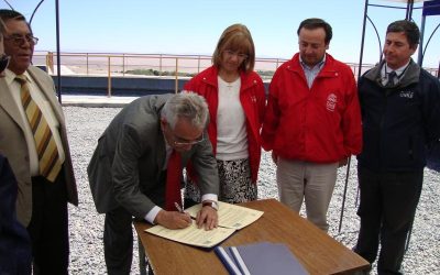 MOP firma traspaso de tranque a agricultores de Matilla