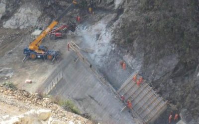 Embalse Ancoa superó el 50% de avance físico