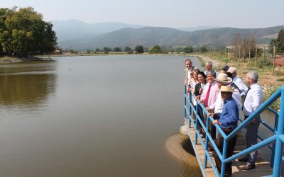 Inauguran embalse de riego en la localidad de Rautén