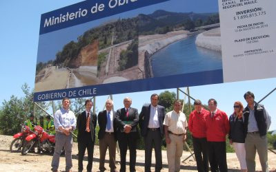 Ministerio de Obras Públicas inauguró reparaciones del Canal Maule Norte