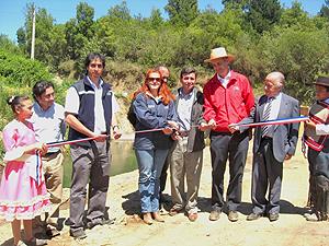 DOH reconstruyó sistema de riego de canal Cumpeo en la Región del Maule