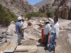 MOP realiza estudio geológico para diseño de embalse Livílcar