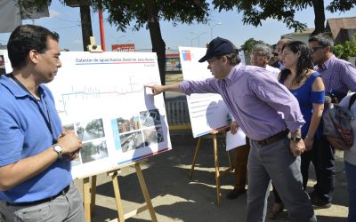 Ministro Undurraga anunció que en diciembre parten obras de nuevo colector Barón de Juras Reales en Conchalí
