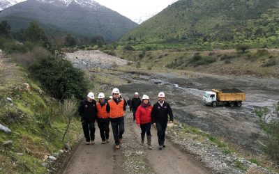 En el marco del Plan de Invierno autoridades inspeccionaron trabajos de limpieza en Quebrada de Macul
