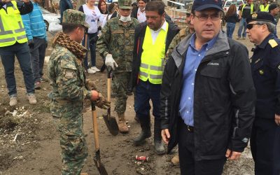 Ministro Alberto Undurraga: Trabajos de limpieza de escombros en zona de tsunami en Coquimbo alcanzan un 25% en metros lineales