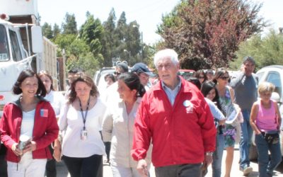 APR Santa Rosa de Colmo fue visitado por Ministra de Obras Públicas