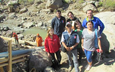 Constatan avances en las obras de reconstrucción del APR Santa María del Estero