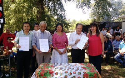 Gobierno y habitantes de Huapitrio en Collipulli, inauguran millonario proyecto de agua potable rural