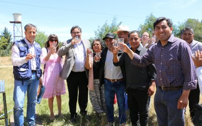 Autoridades de Gobierno inauguran nuevo servicio de Agua Potable Rural para familias mapuche de Chol-Chol