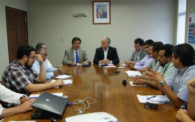 Director Nacional de Obras Hidráulicas afina detalles del embalse Chironta con Junta de Vigilancia del Lluta