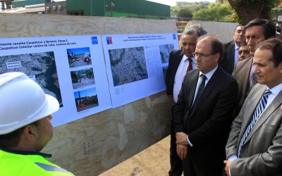 Comienza construcción de nueva red de aguas lluvias de Lota