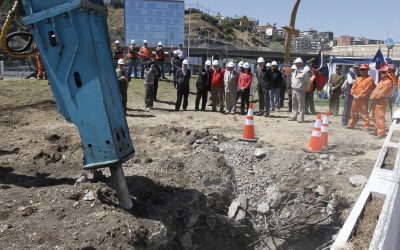 Ministra Silva da inicio a obras de Colector de Avenida Argentina en Valparaíso