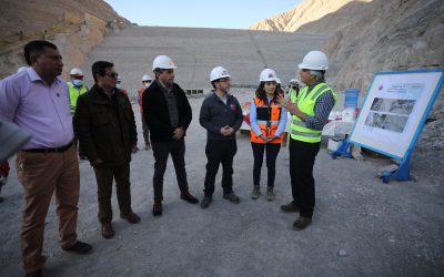 Ministro García visita construcción de Embalse Chironta en Arica y confirma inauguración antes de fin de año