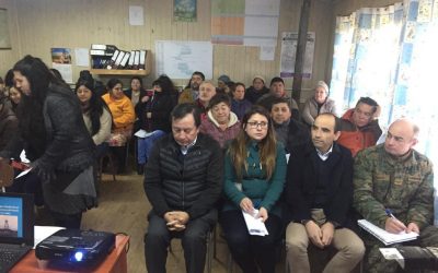 Con la presencia del Subdirector de APR se realizó la Participación Ciudadana del APR Colonia 4 de Septiembre en Los Lagos