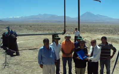 Seremi (s) entrega bono de fomento al riego e inspecciona pozo Vilama B-2 en San Pedro de Atacama