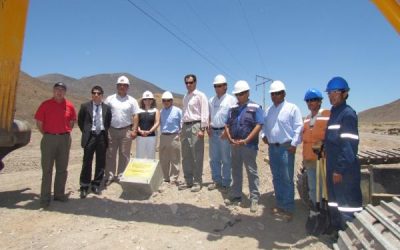 Directora DOH coloca primera piedra en obras de control aluvional en Taltal