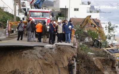 MOP invertirá 1.500 millones de pesos para reparar Colector Las Golondrinas en Reñaca y su entorno