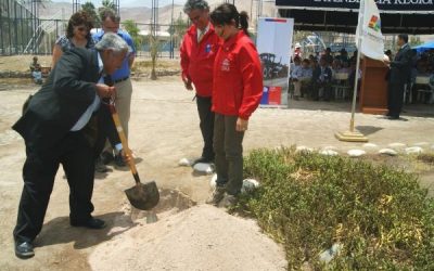 MOP coloca primera piedra para reponer Sistema de Agua Potable Rural de Lluta