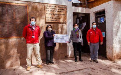 Millonario bono de emergencia recibió el Comité de Agua Potable de San Pedro de Atacama