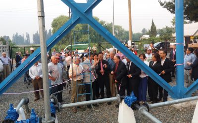 Autoridades y vecinos inauguraron Sistema de Agua Potable Rural en San Javier
