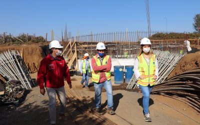 Seremi de Obras Públicas, inspecciona avance y medidas de seguridad en obras del sistema de APR de la Faja 4.000 a la 26.000 en la comuna de Cunco