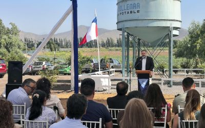 Subsecretario del MOP inauguró ampliación de Servicio Sanitario Rural que beneficiará a 10 mil personas de Bollenar y San Ramón de Mallarauco