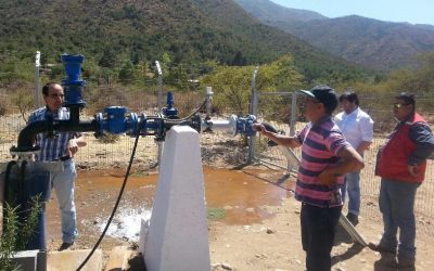 Subdirector de Agua Potable Rural inspecciona obras de emergencia del APR Molino Los Yuyos en la región de Valparaíso