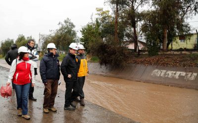 Ministro de Obras Públicas inspecciona trabajos de limpieza del cauce del Zanjón de La Aguada